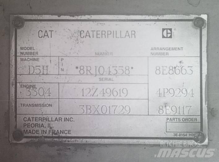 CAT D 5 H Buldožeri gusjeničari