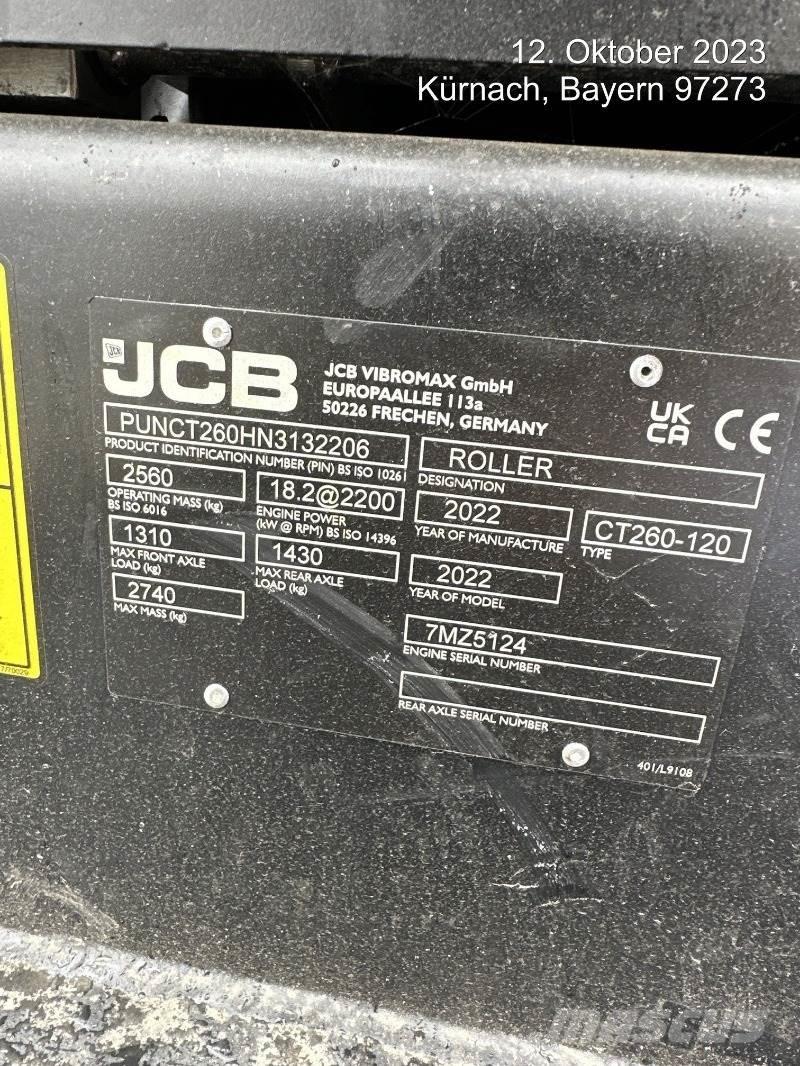 JCB CT260-120 Valjci