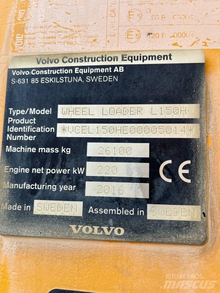 Volvo L150H Utovarivači na kotačima