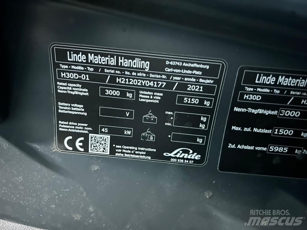 Linde H30D/1202 Dizelski viličari