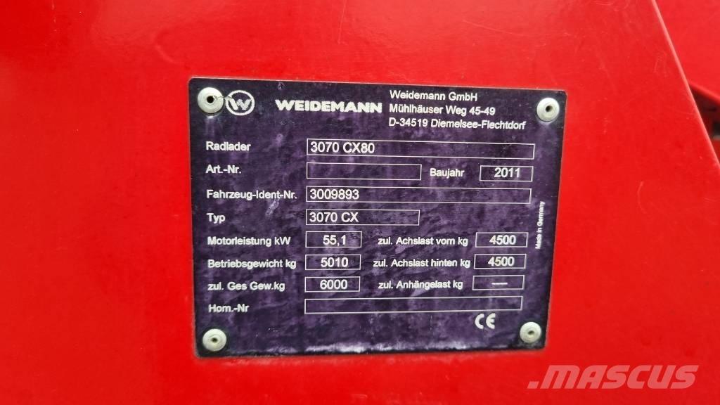Weidemann 3070CX60 Utovarivači na kotačima