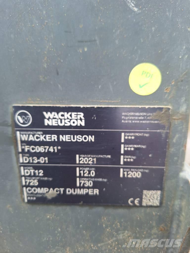 Wacker Neuson DT 12 Demperi na gusjenice