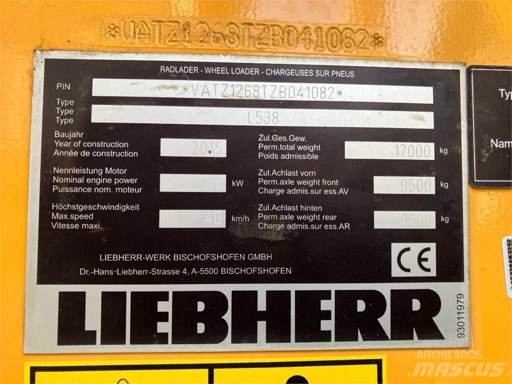 Liebherr L538 Utovarivači na kotačima