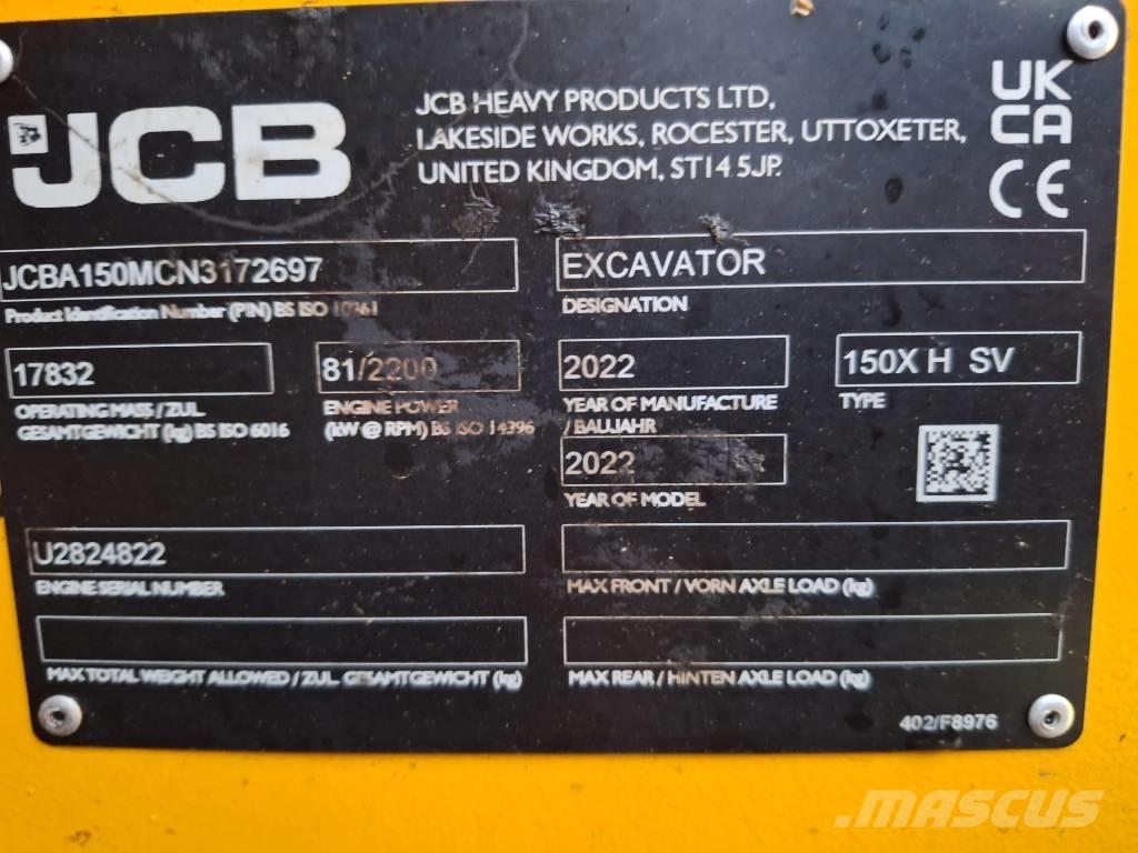 JCB X 150 HD Bageri gusjeničari