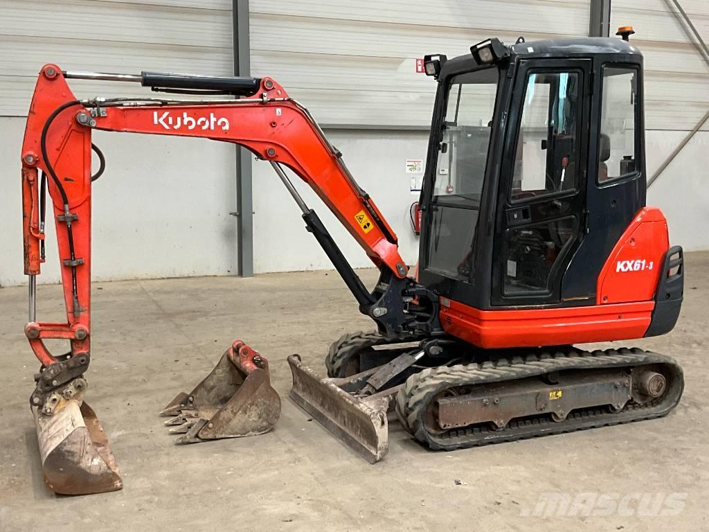 Kubota KX 61-3 Mini bageri <7t