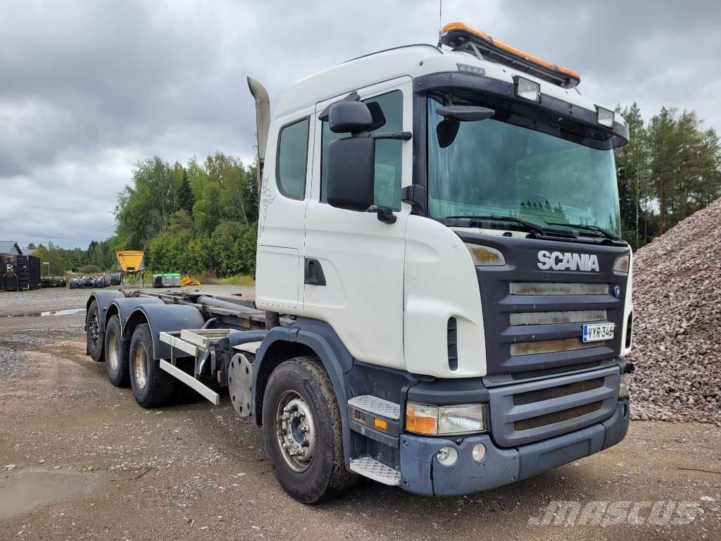 Scania G 420 Rol kiper kamioni s kukama za dizanje