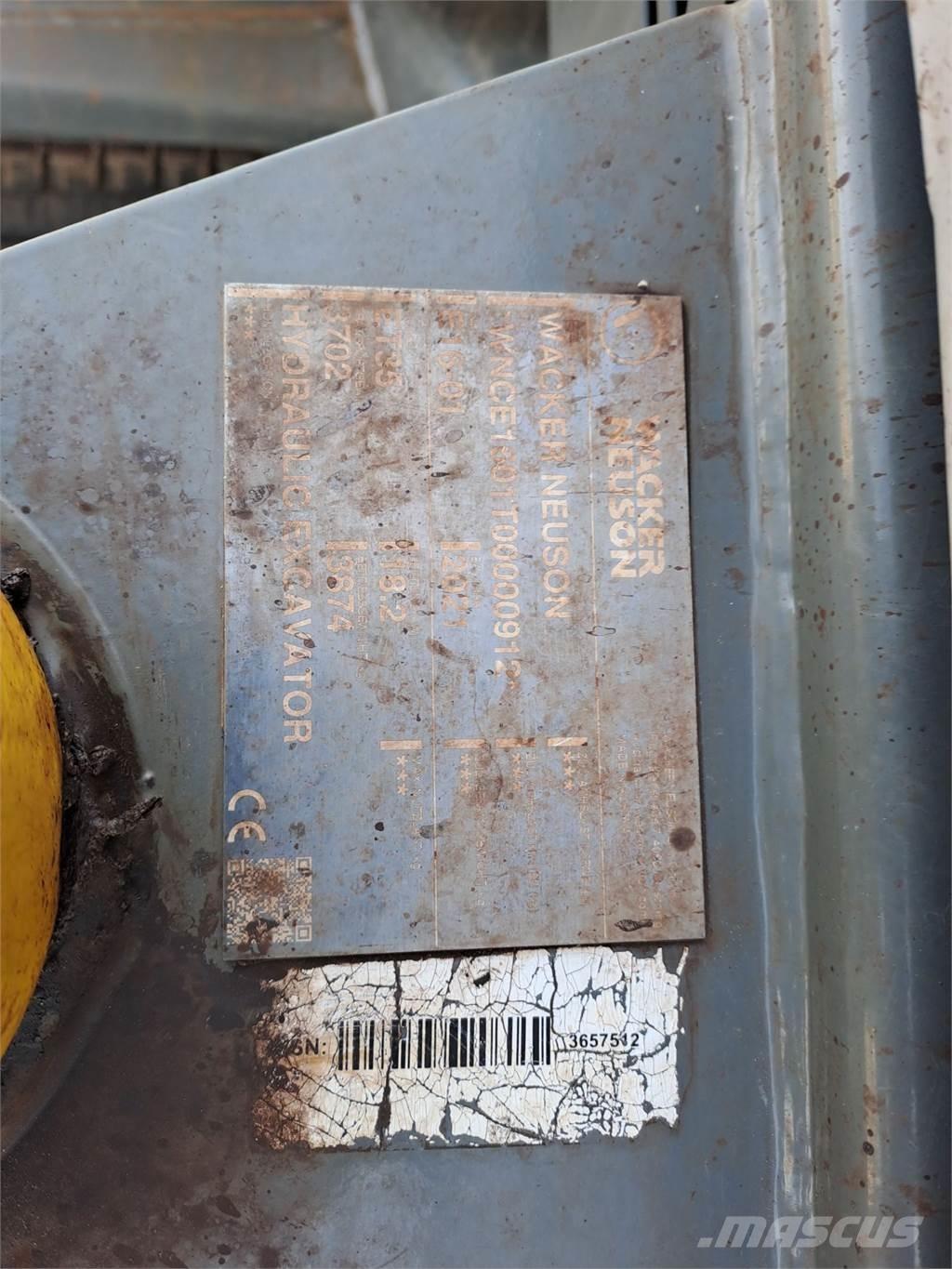 Wacker Neuson ET35 Bageri gusjeničari