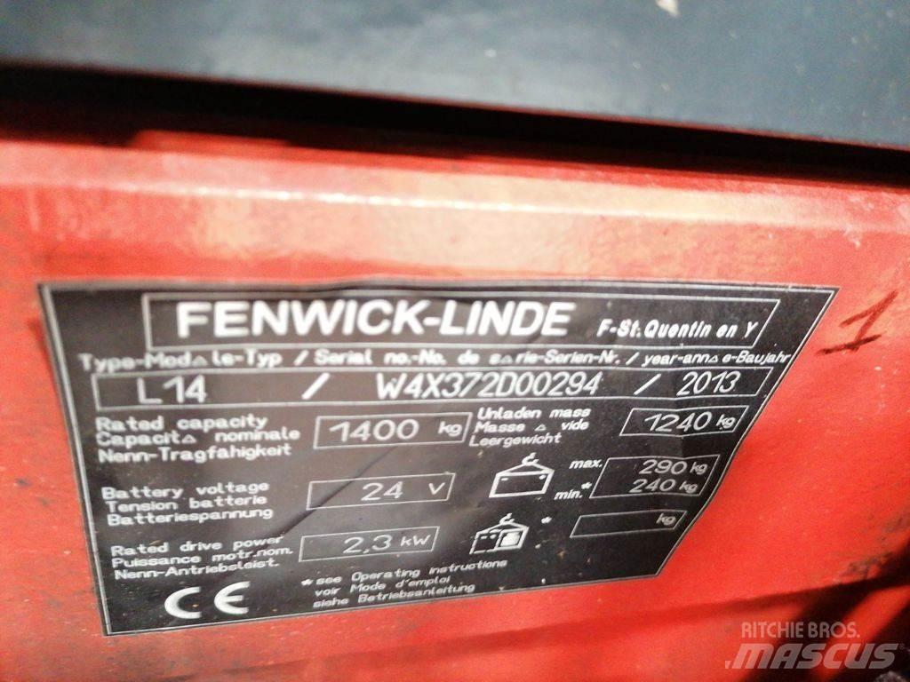 Linde L14I Ručni električni viličar
