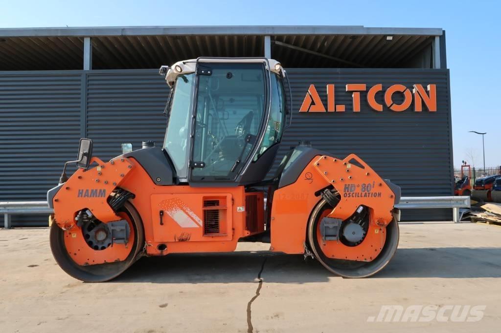 Hamm HD+ 80I VO-S Valjci sa dvojnim bubnjem