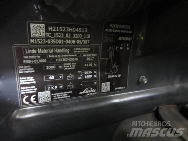 Linde E30H Električni viličari