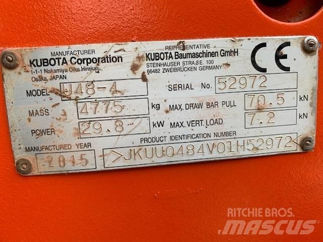 Kubota U 48-4 Mini bageri <7t