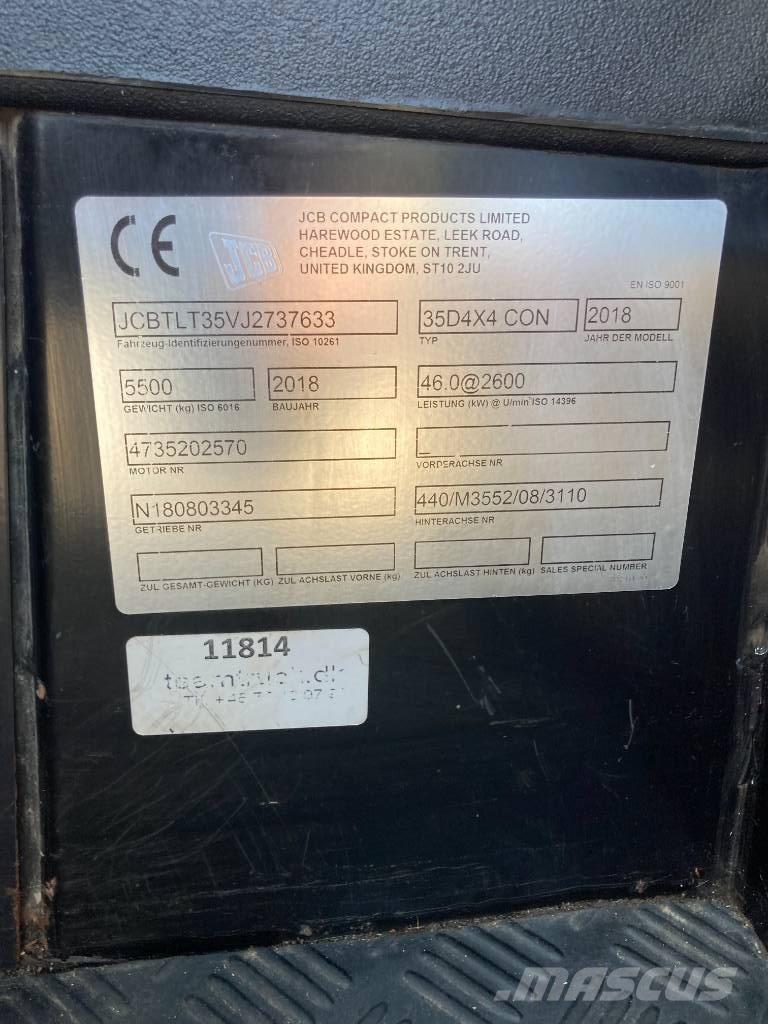 JCB TLT 35 D 4x4 Teleskopski viličari