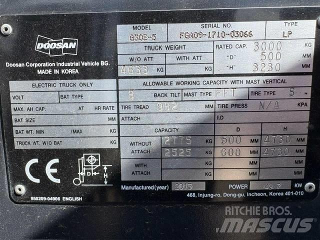 Doosan G 30 E-5 Plinski viličari