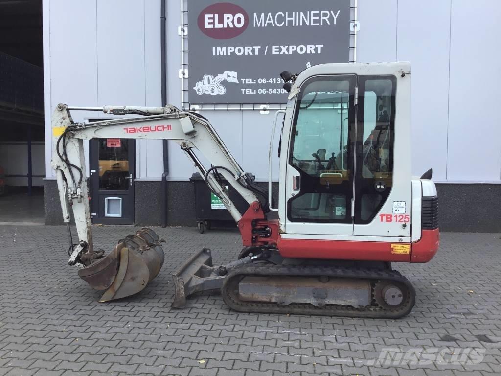Takeuchi TB 125 Mini bageri <7t