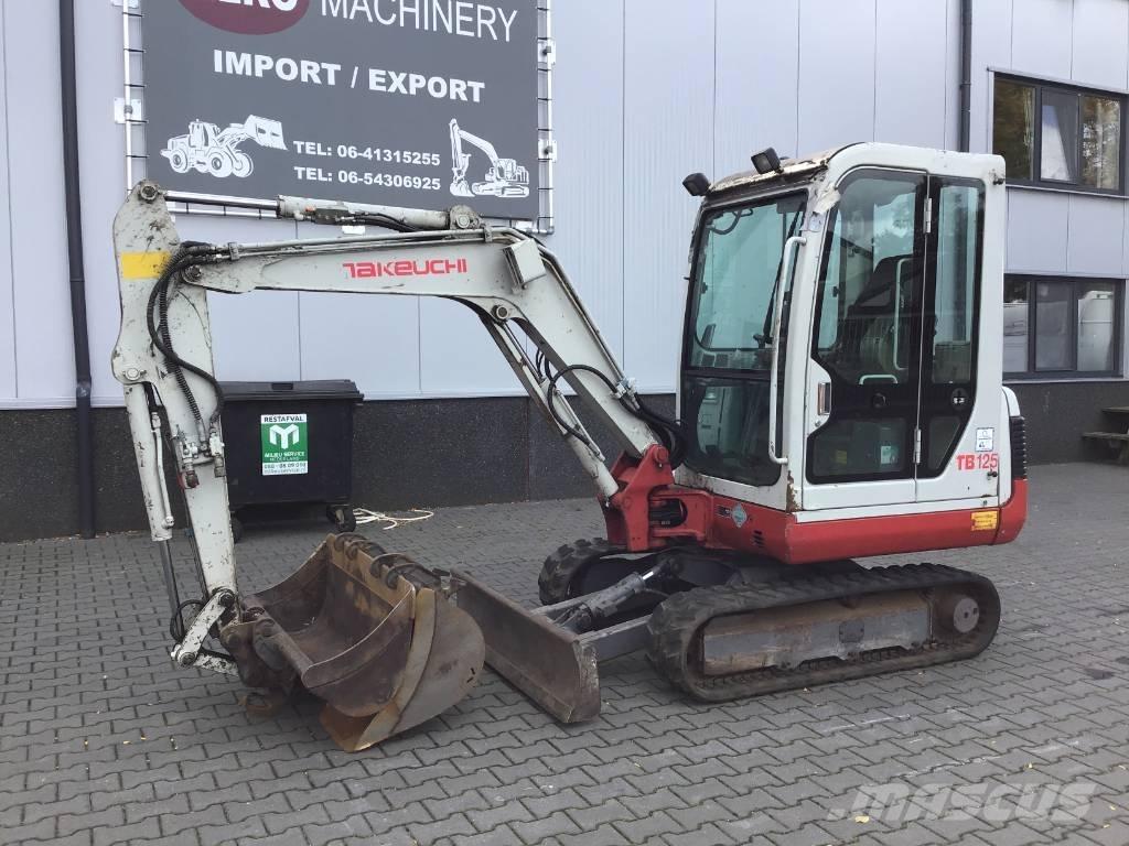 Takeuchi TB 125 Mini bageri <7t