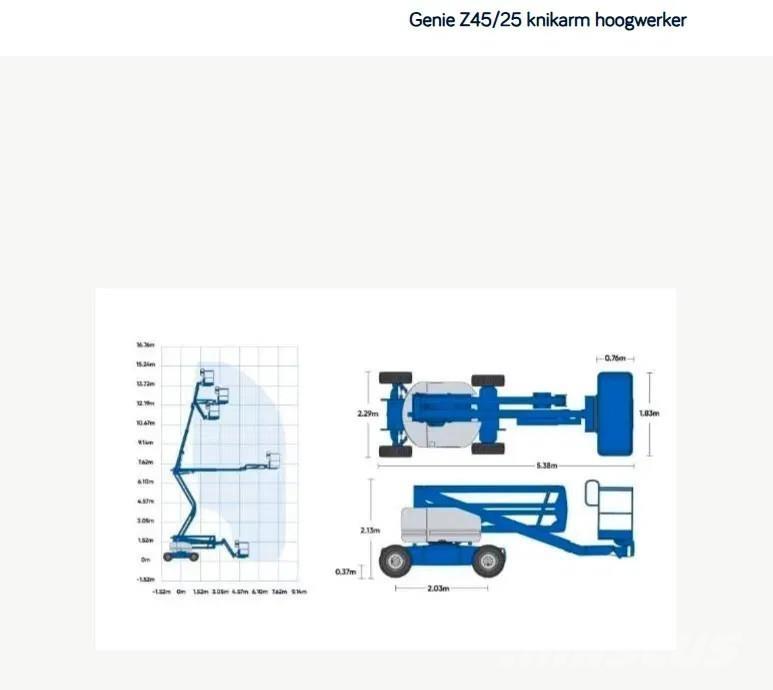 Genie Z45/25 Zglobne podizne platforme