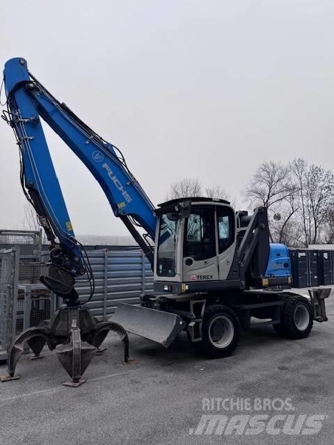 Fuchs TEREX 250MHL Bageri za manipuliranje materijalom / otpadom