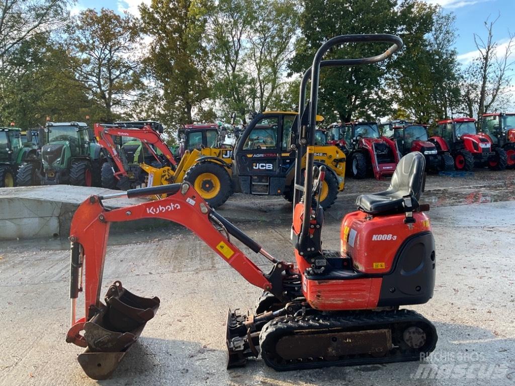 Kubota K 008-3 Mini bageri <7t