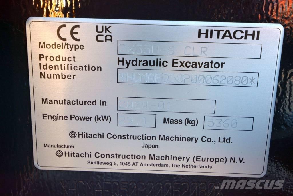 Hitachi ZX 55 U-6 Mini bageri <7t