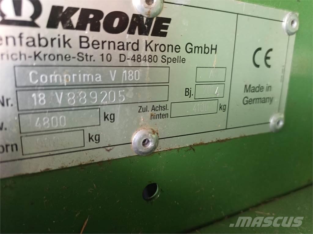Krone V 180 XC Rolo balirke