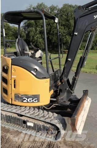 John Deere 26G Mini bageri <7t