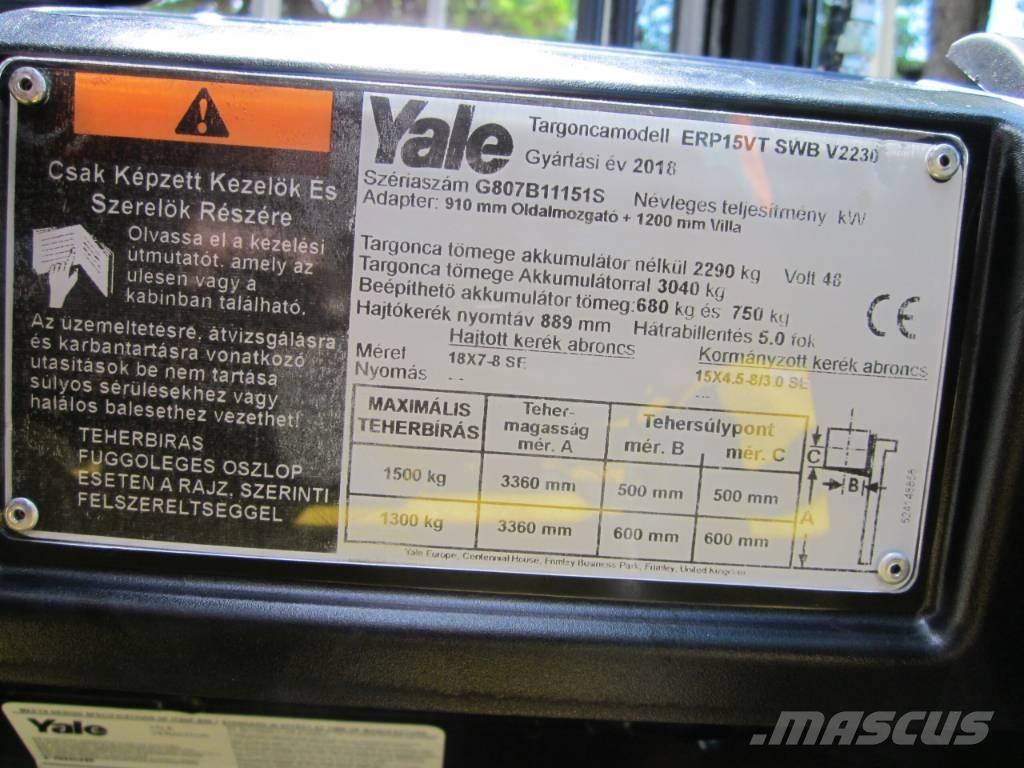 Yale ERP15VT Električni viličari