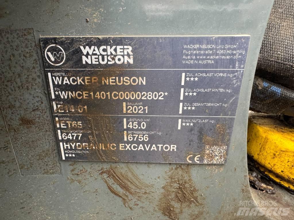 Wacker Neuson ET65 Bageri gusjeničari