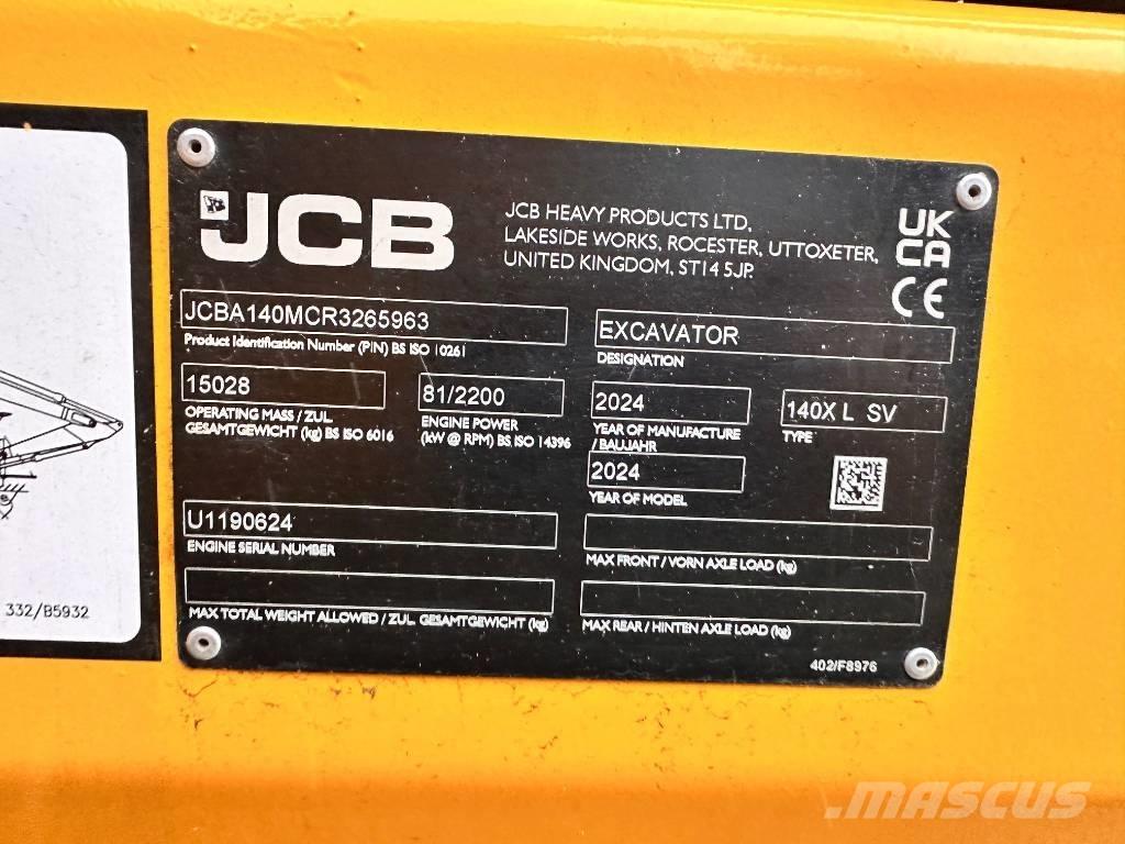JCB 140 X Bageri gusjeničari