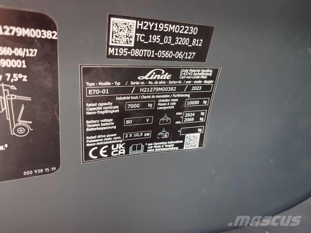 Linde E 70/1279 Električni viličari
