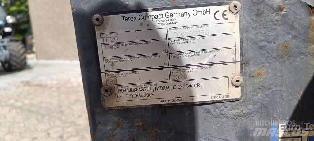 Terex TC 20 Mini bageri <7t