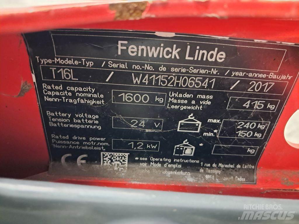 Linde T16L Ručni paletni viličar
