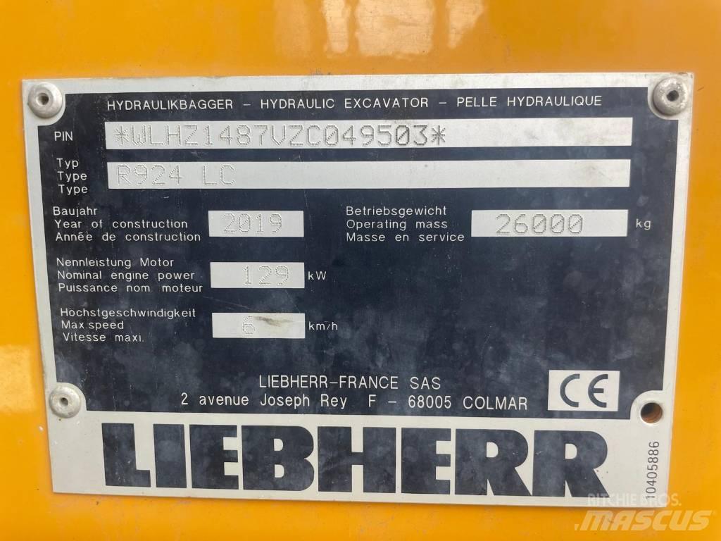 Liebherr R924 G8 Bageri gusjeničari
