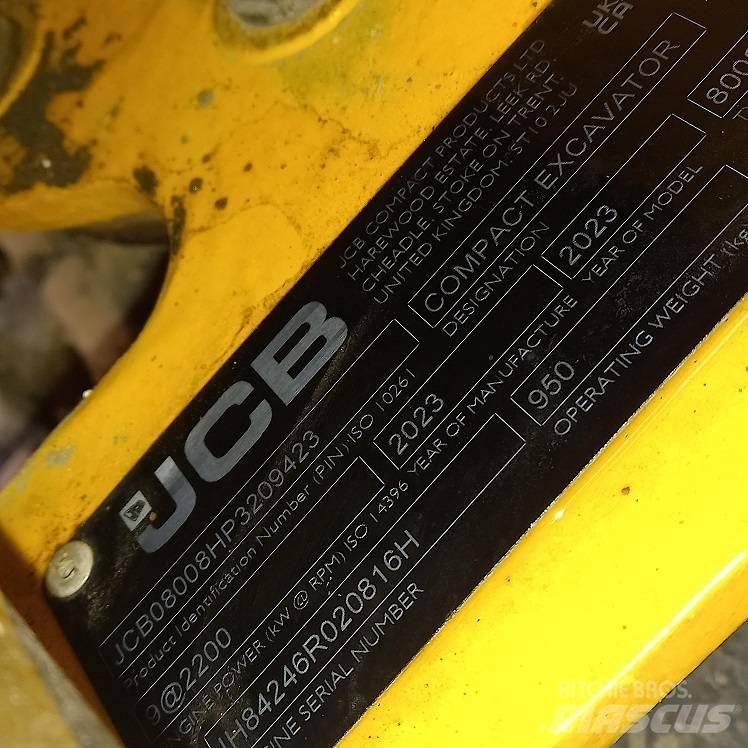 JCB 8008 Mini bageri <7t