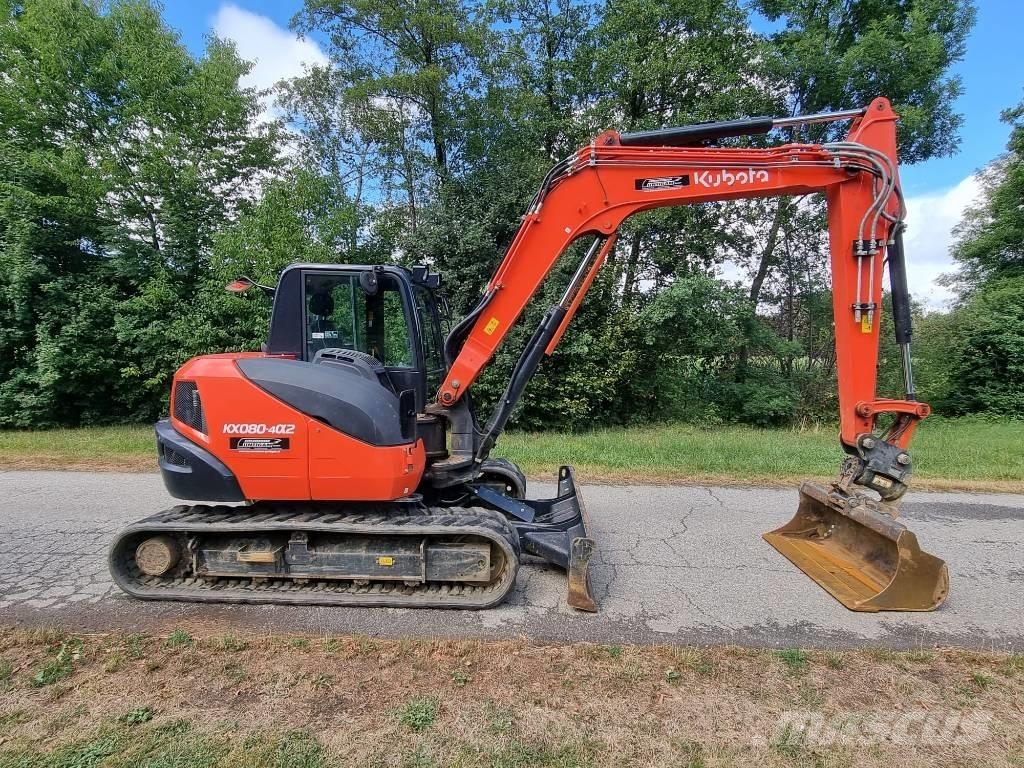 Kubota KX 080-4a2 Mini bageri <7t