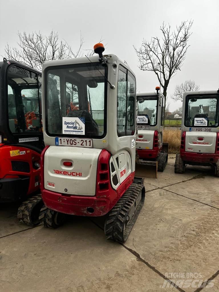 Takeuchi TB 216 Mini bageri <7t