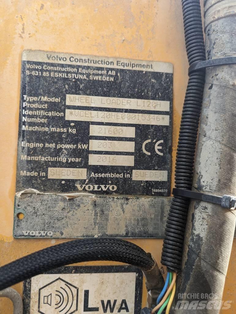 Volvo L 120 H Utovarivači na kotačima