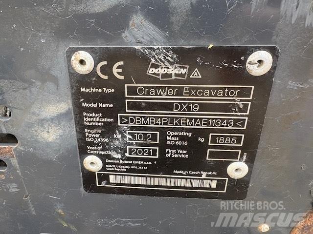 Doosan DX 19 Mini bageri <7t