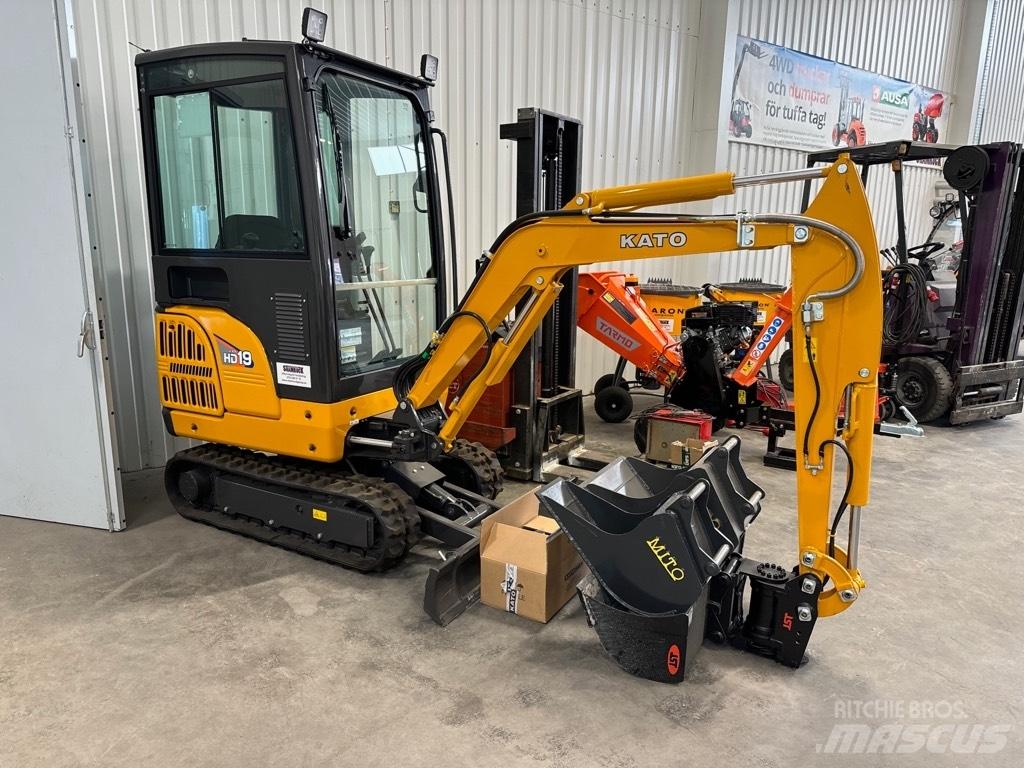 Kato HD 19vxt Mini bageri <7t