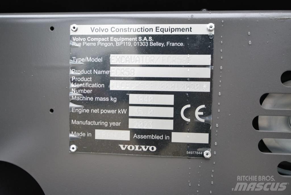 Volvo ECR 58 F Mini bageri <7t