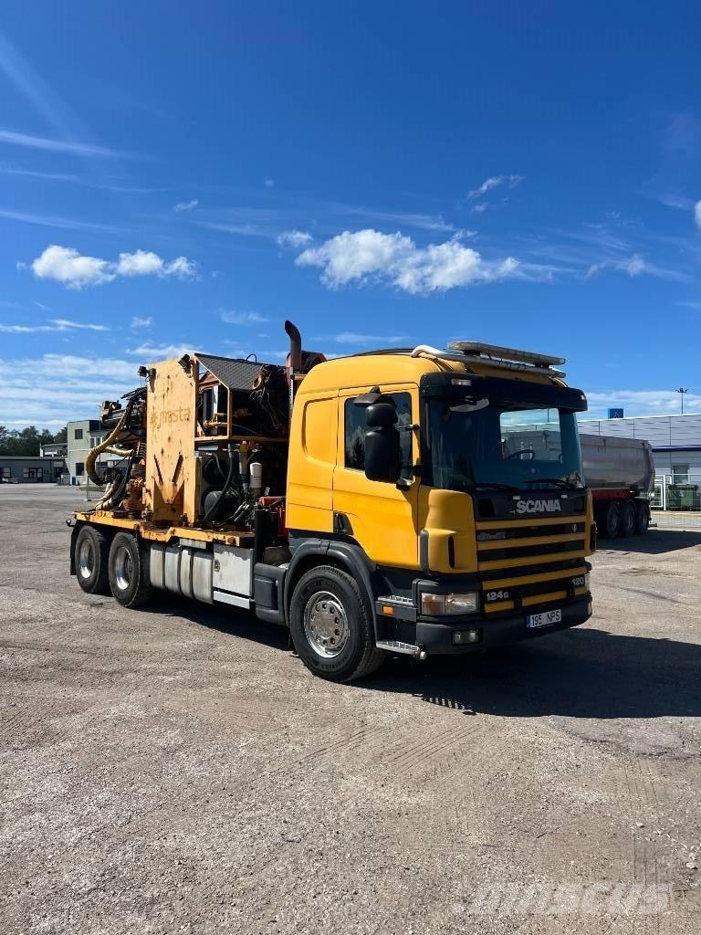 Scania 124 G 420 Strojevi za zabijanje stupova