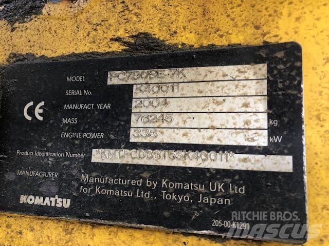 Komatsu PC 750 SE-7K Bageri gusjeničari