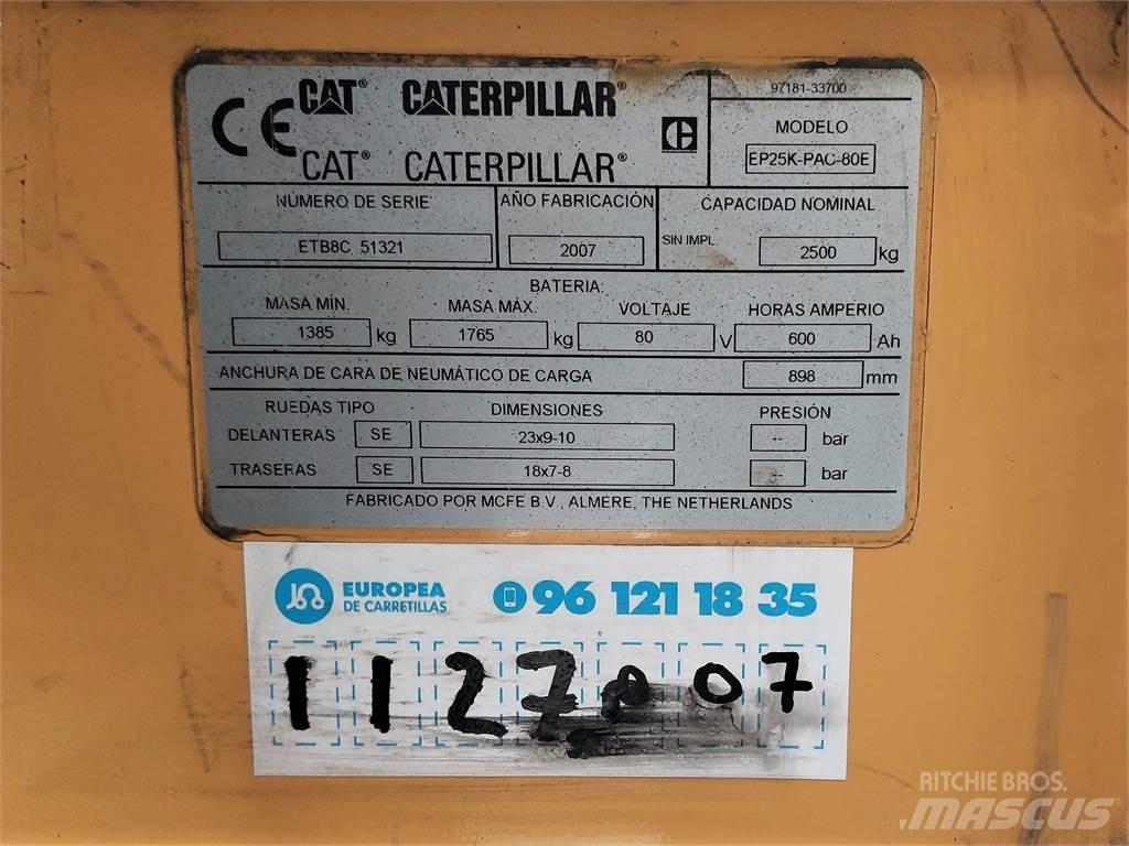 CAT EP25K PAC Električni viličari