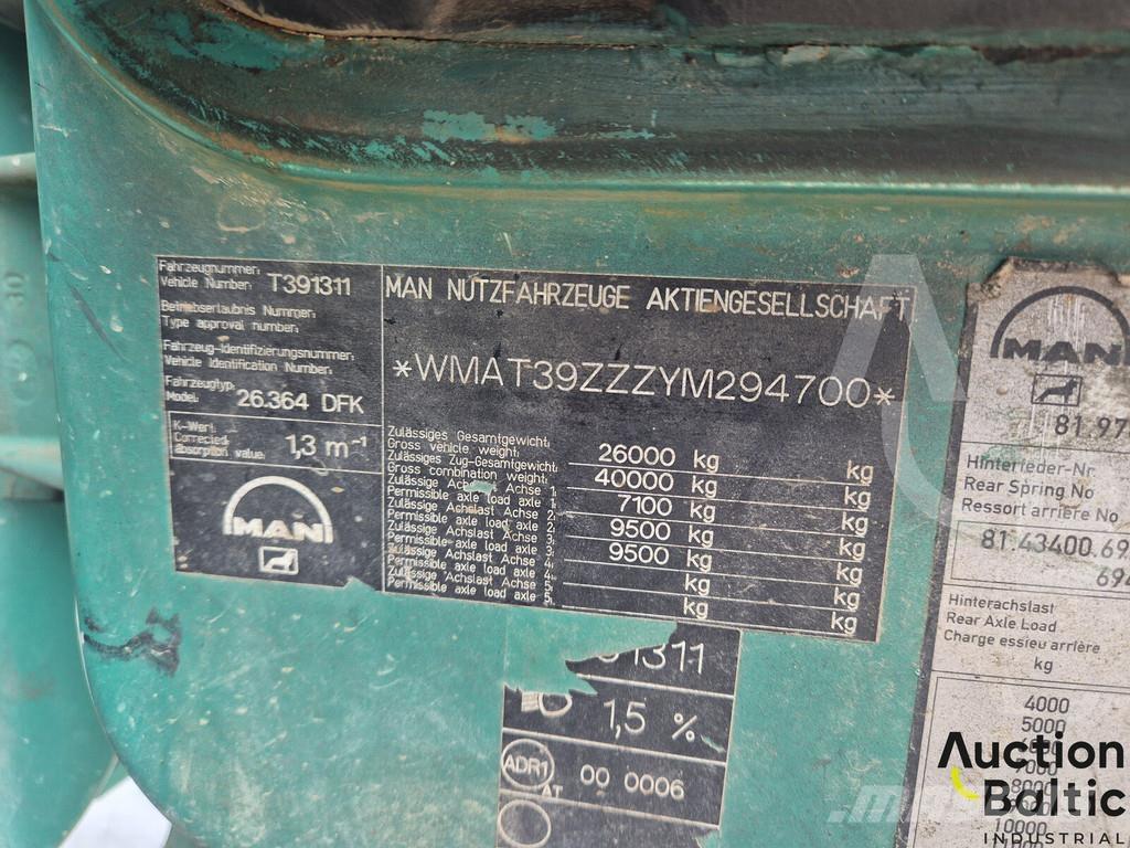 MAN 26.364 Kiper kamioni