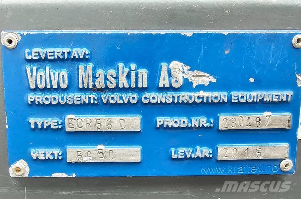 Volvo ECR 58 D Mini bageri <7t