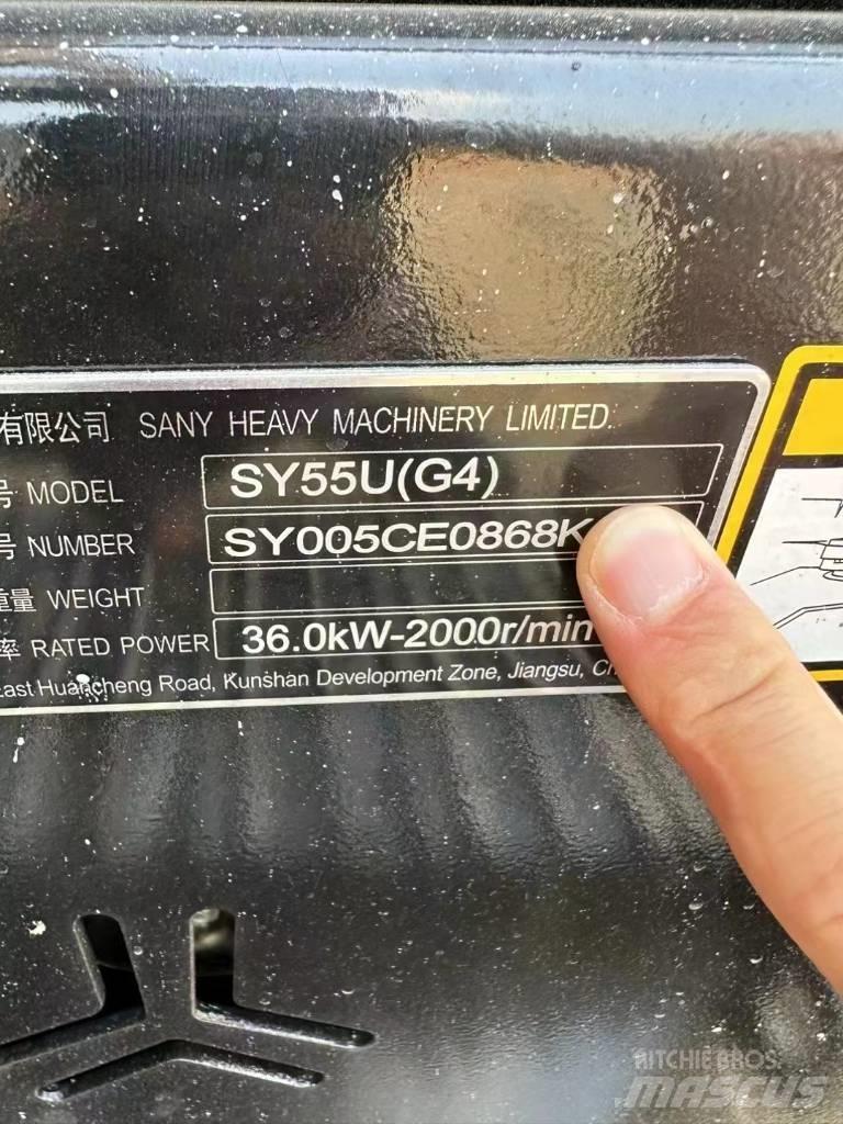 Sany SY 55 U Mini bageri <7t