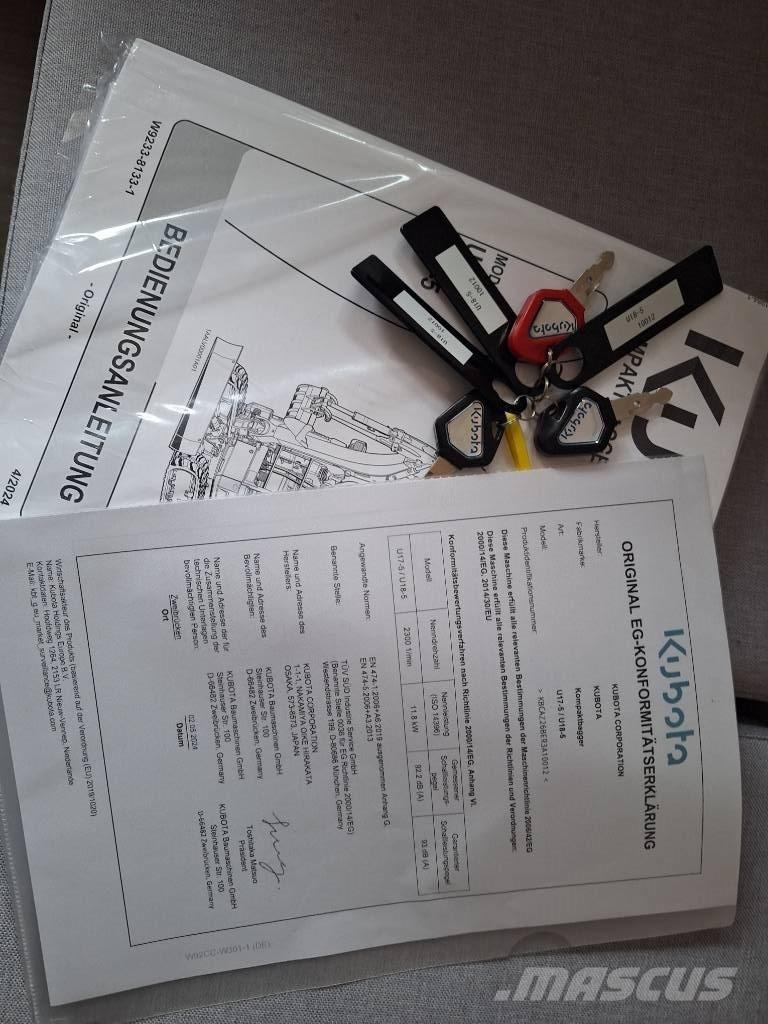 Kubota U 18-5 Mini bageri <7t