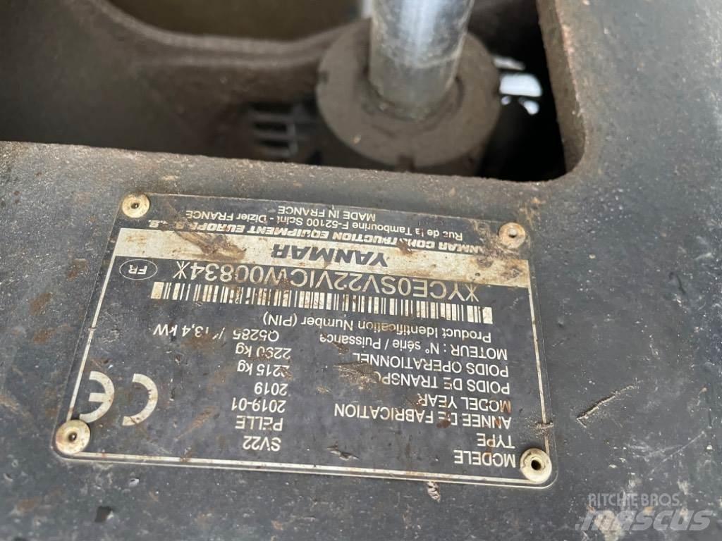 Yanmar SV22 (00834) Mini bageri <7t