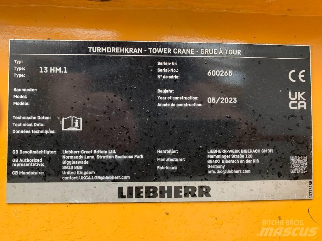 Liebherr 13HM Toranjski kranovi
