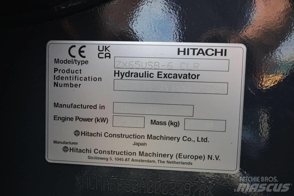 Hitachi ZX 65 USB-6 Mini bageri <7t