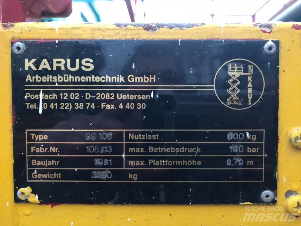Karus SS105  V-3404 Vertikalne radne podizne platforme